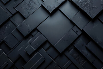 Dark textured wall with overlapping rectangular shapes