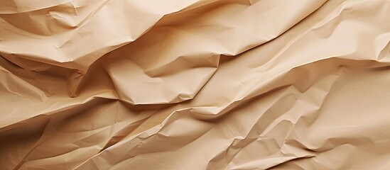 A detailed view of a sheet of soft natural kraft paper, showcasing its unique design and texture for creative purposes.