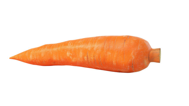 Isolated Carrot, on transparent background, PNG format
