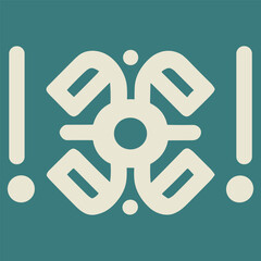 Seamless geometric pattern design for textile