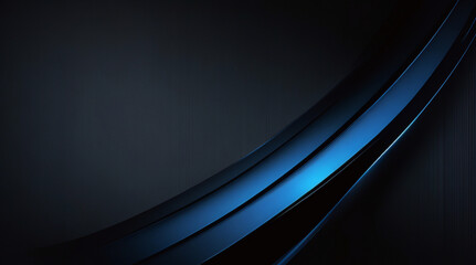 Dunkelblaue Hintergrundtextur mit schwarzer Vignette im alten, strukturierten Vintage-Randdesign, dunkele, elegante, blaugrüne Farbwand mit hellem Scheinwerfer in der Mitte - obrazy, fototapety, plakaty