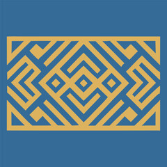Seamless geometric pattern design for textile