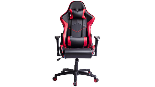 Office Gaming Chair on Transparent Background