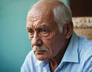 Portrait of elderly man