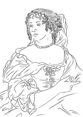 Madame de Sévigné, french writter, 1626-1696