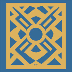 Seamless geometric pattern design for textile