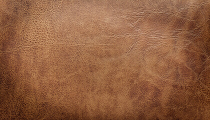 A grunge brown leather used like background, textured surface of vintage style