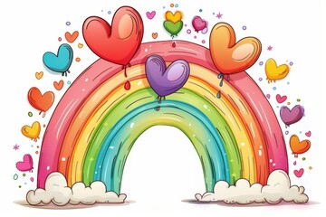 LGBTQ Pride queen blue. Rainbow salmon colorful archaigender diversity Flag. Gradient motley colored jade LGBT rights parade festival champagne pink diverse gender illustration