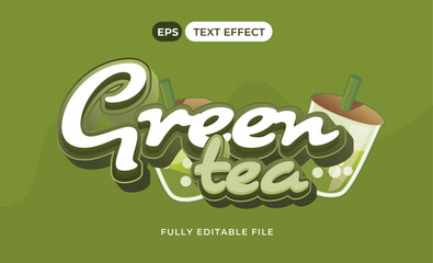 Green Tea Text Effect