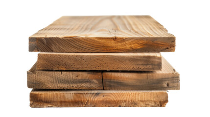 2x4 wood boards, on transparent background, PNG format - obrazy, fototapety, plakaty