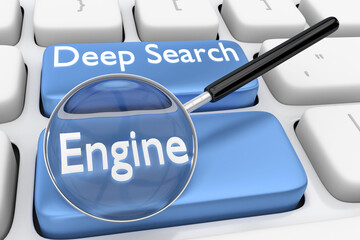Deep Search Engine concept - 743681049