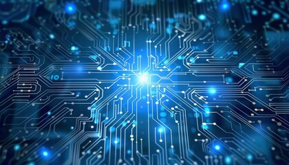 Fototapeta premium Technology background