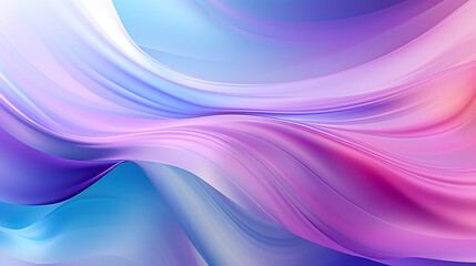 Naklejka premium Fluid Pastel Waves Merging in Digital Silk created with Generative AI technology
