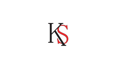 KS, SK , K , S , Abstract Letters Logo Monogram