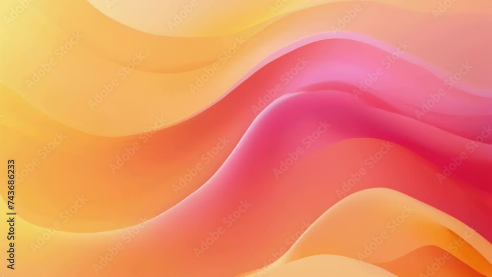 Poster abstract background with vibrant waves of color, perfect for design projects