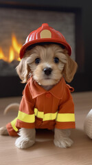 Dog as Firefighter