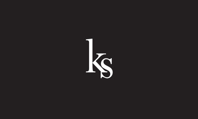 KS, SK , K , S , Abstract Letters Logo Monogram