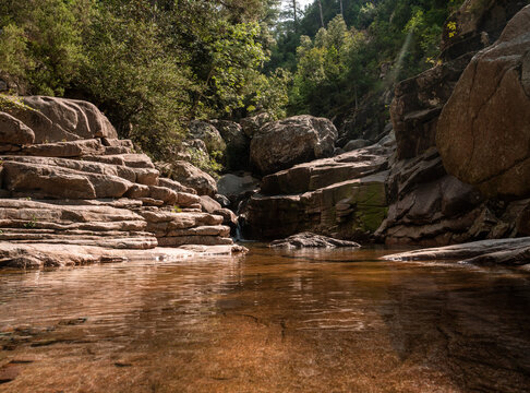 Hike in Bonifatu to the Spasimata footbridge in Corsica