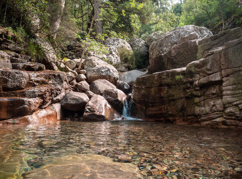 Hike in Bonifatu to the Spasimata footbridge in Corsica