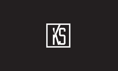 KS, SK , K , S , Abstract Letters Logo Monogram