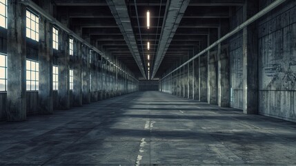 Fototapeta premium Unused Storage Facility