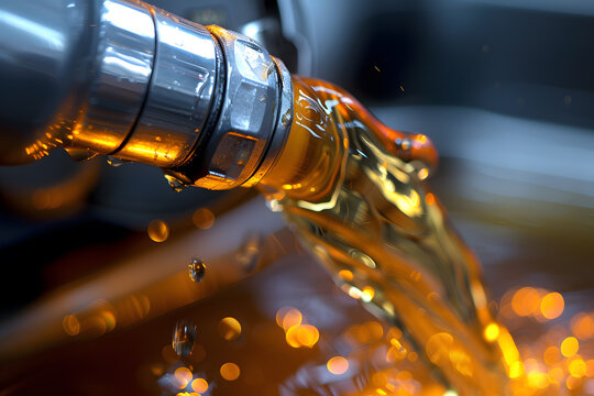 illing Oil Gas Fuel. Gun petrol in the tank to fill. Pumping gasoline fuel