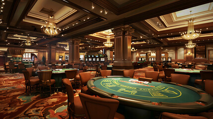 online casino texas club poker poker las vegas gambling industry banner for app mobile desktop. Generative Ai - obrazy, fototapety, plakaty