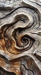 Wooden Swirls Organic Background Texture