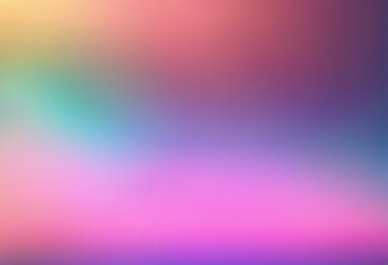 Soft gradient background with Smooth Blurred holographic iridescent colors