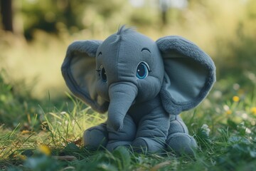 elephant in the grass