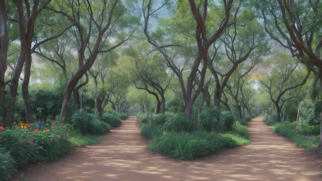 footpath in the park