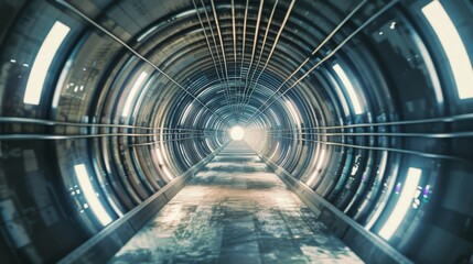 Futuristic tunnel