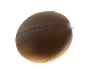 Football ball isolated on background. 3d rendering - illustration