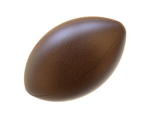 Football ball isolated on background. 3d rendering - illustration