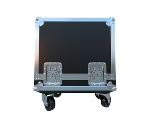 Musical case isolated on background. 3d rendering - illustration