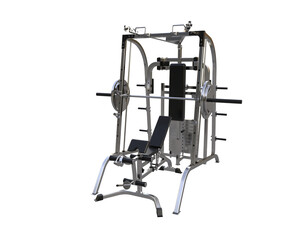 Gym equipment isolated on background. 3d rendering - illustration