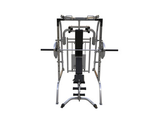 Gym equipment isolated on background. 3d rendering - illustration