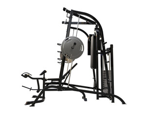 Gym equipment isolated on background. 3d rendering - illustration
