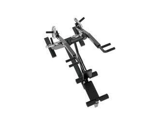 Gym equipment isolated on background. 3d rendering - illustration