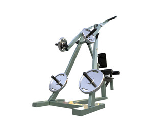 Gym equipment isolated on background. 3d rendering - illustration