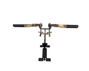 Gym equipment isolated on background. 3d rendering - illustration