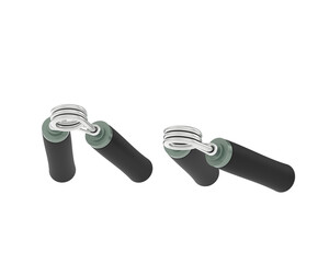 Hand gripper isolated on background. 3d rendering - illustration