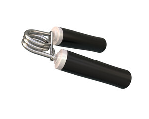Hand gripper isolated on background. 3d rendering - illustration