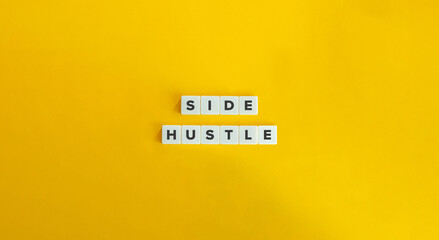 Side Hustle Term. Concept of Extra Income, Side Job or Gig, Additional Revenue, Boosting Income, Make More Money. - obrazy, fototapety, plakaty