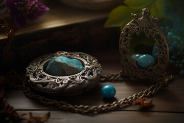 Obraz premium Old gem - Generative AI