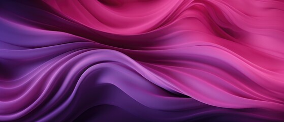 Fototapeta premium Vibrant pink and purple silk fabric texture.