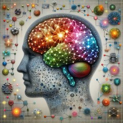 Biological,technological connection of the human brain with computer neural networks,influence of AI