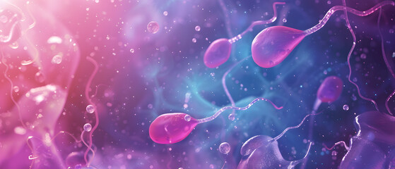 Microscopic Sperm Cells