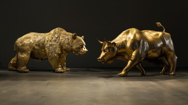 Bulle und B&auml;r B&ouml;rse