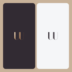 UU logo design vector image